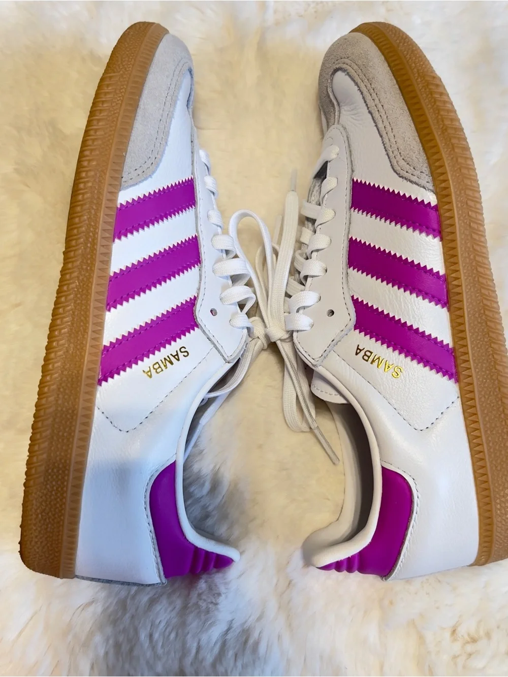 Adidas Samba OG Kids Magenta Stripes
